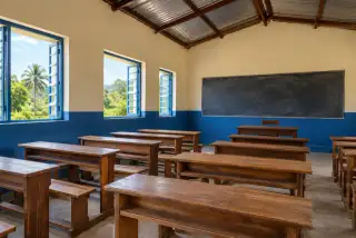 Éducation — scène fictive générée pour la démonstration.